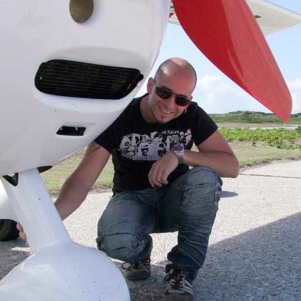 Ultraleichtflugzeug Fluglehrer Marco Habel